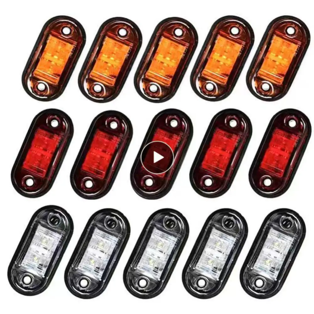 

Warning Signal Brake Turn Side Light Universal 12v 24v Truck Side Light Waterproof High Brightness 2led Piranha Truck Side Light