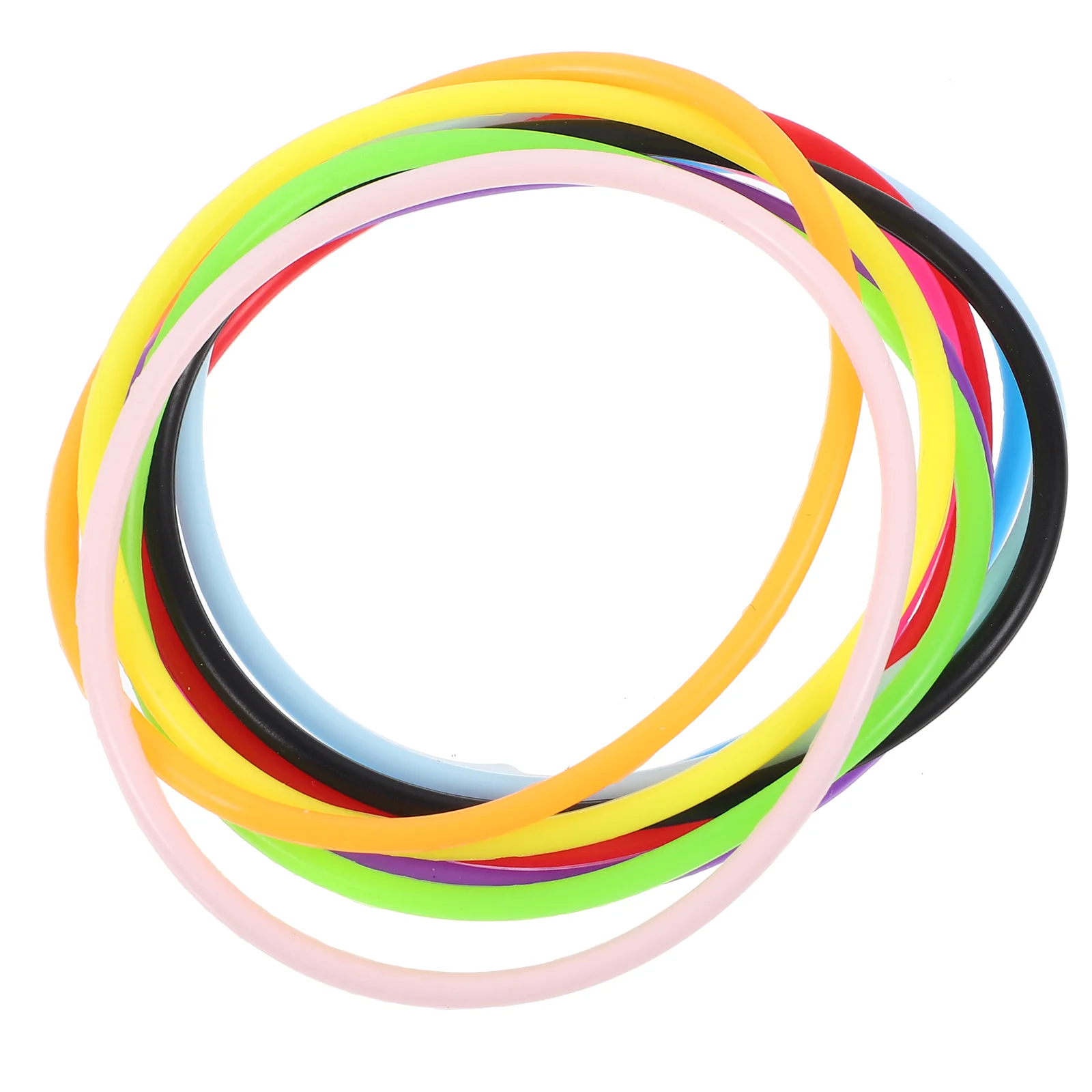 Красочный резиновый браслет резинки для волос желе сувениры вечеринок 80-х годов