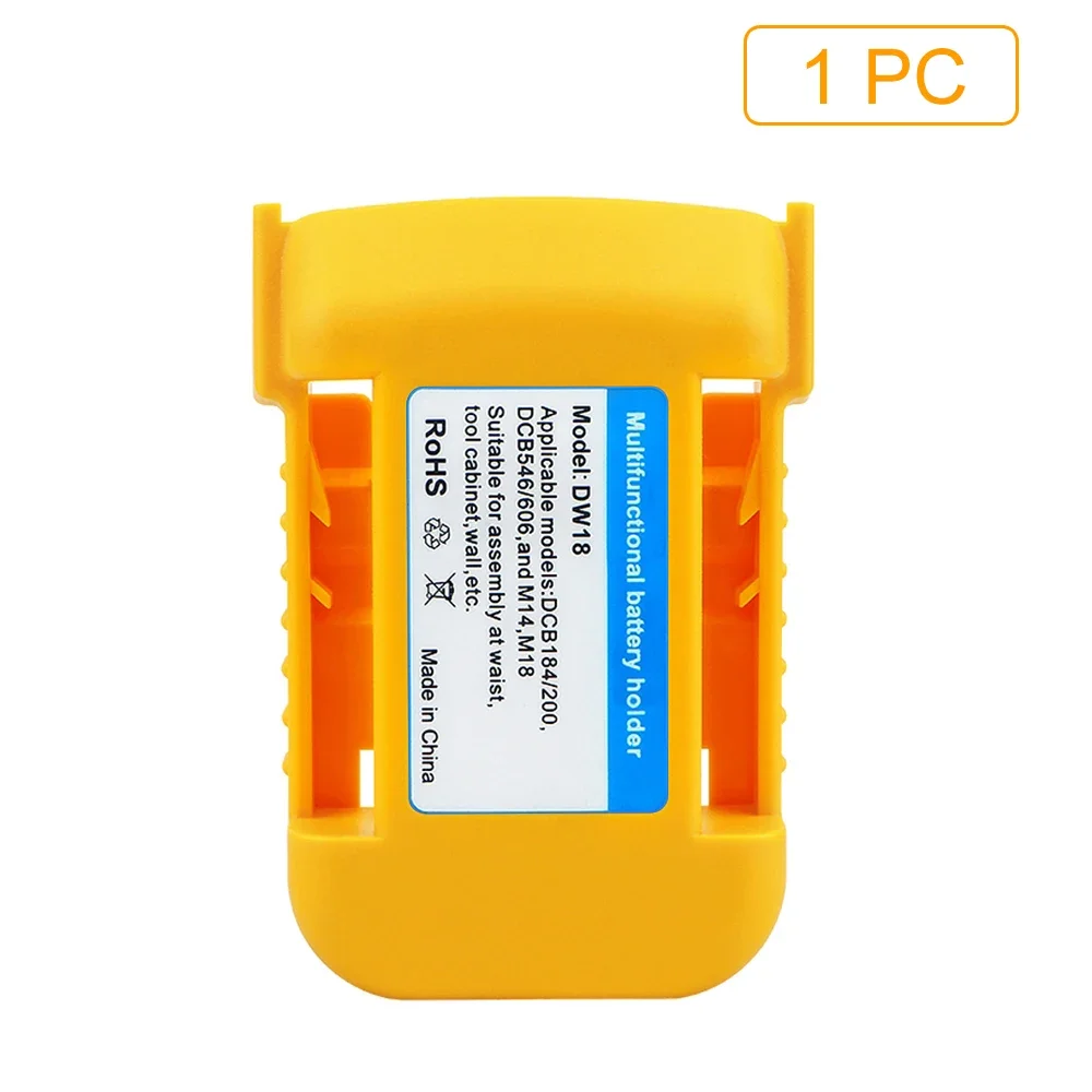 

Держатель батареи Camason, совместимый с Dewalt и Milwaukee, стеллаж для хранения батарей 18 В, чехол-держатель для крепежных устройств