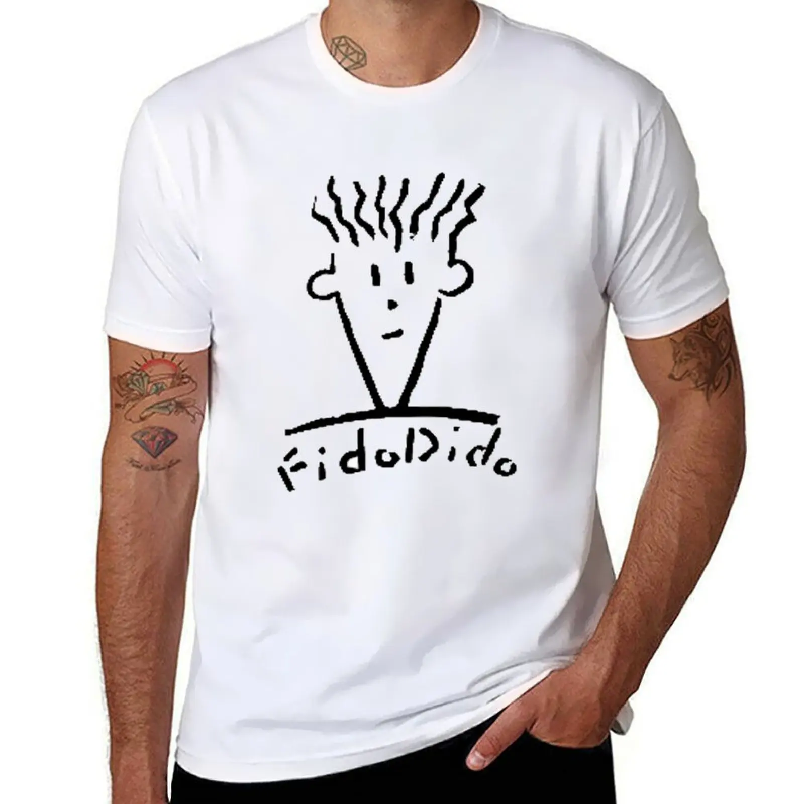 Футболка Fido Dido футболка большого размера футболки с рисунком лето 2022 мужская