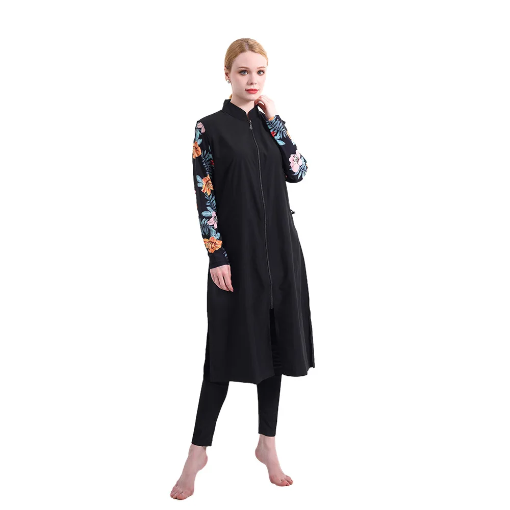Muslim Swimming Suit for Women 2023 Modest Burkini 3 Pieces Hijab Swimwear Full Cover Bathing Suit 2023 New Sunscreen Swimsuit