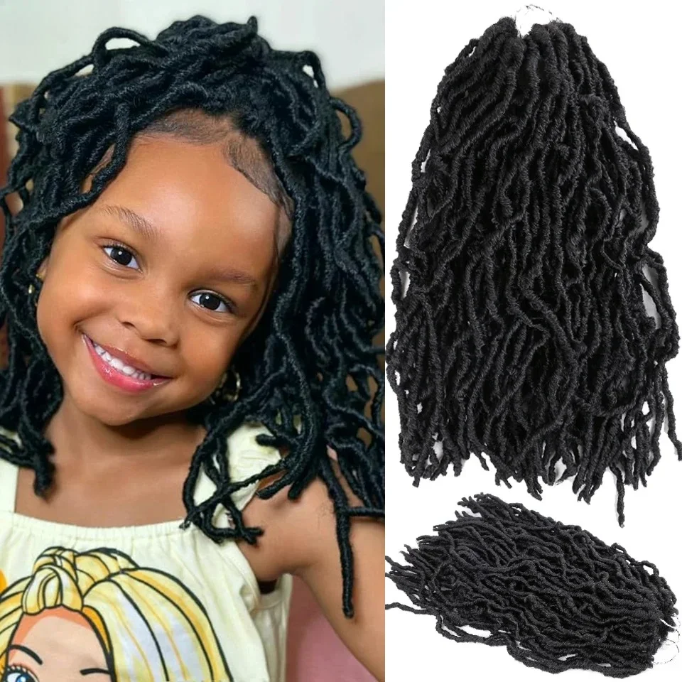 Синтетические короткие вязаные крючком волосы для вязания 14 дюймов мягкие