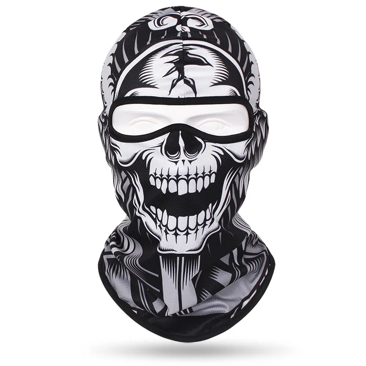 

Null Balaclava Winter Balaclava Skeleton Sweat-Absorbing Breathable Skeleton Mask Cycling Face Mask Snowboard Skull Balaclava