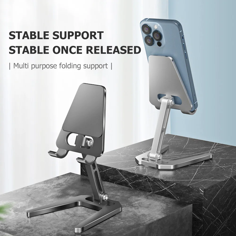 

Портативный мобильный телефон, держатель, противоскользящий складной планшет, мобильный телефон, держатель из алюминиевого сплава, настольная подставка для телефона, эргономичный переключатель