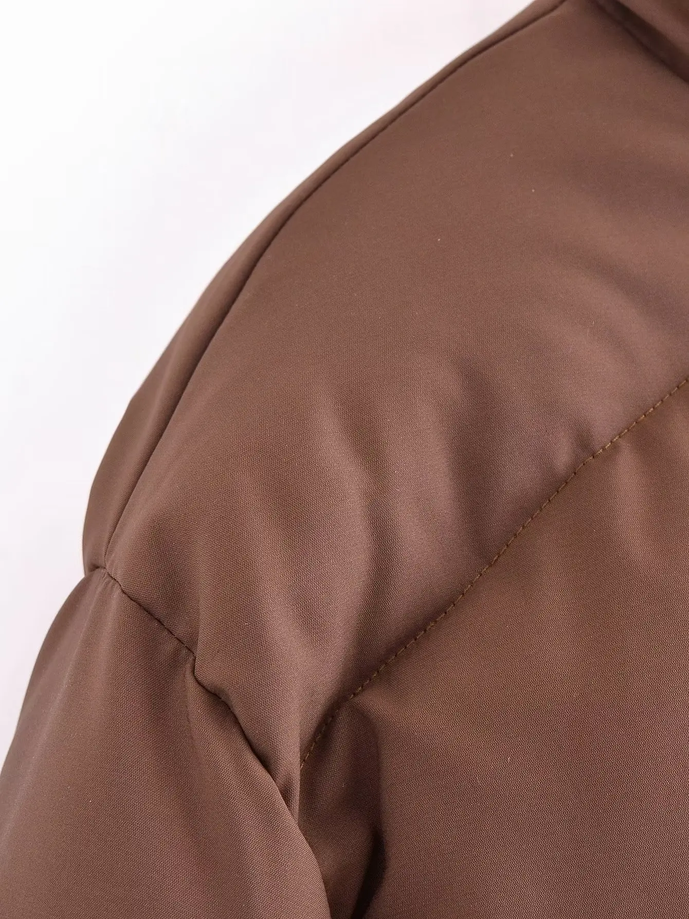 SLTNX Coat for Women 2022 Fashion Quilted Jackets Long Sleeve Stand-up Collar Woman Jacket Coats Ladies Warm Casual Outerwear