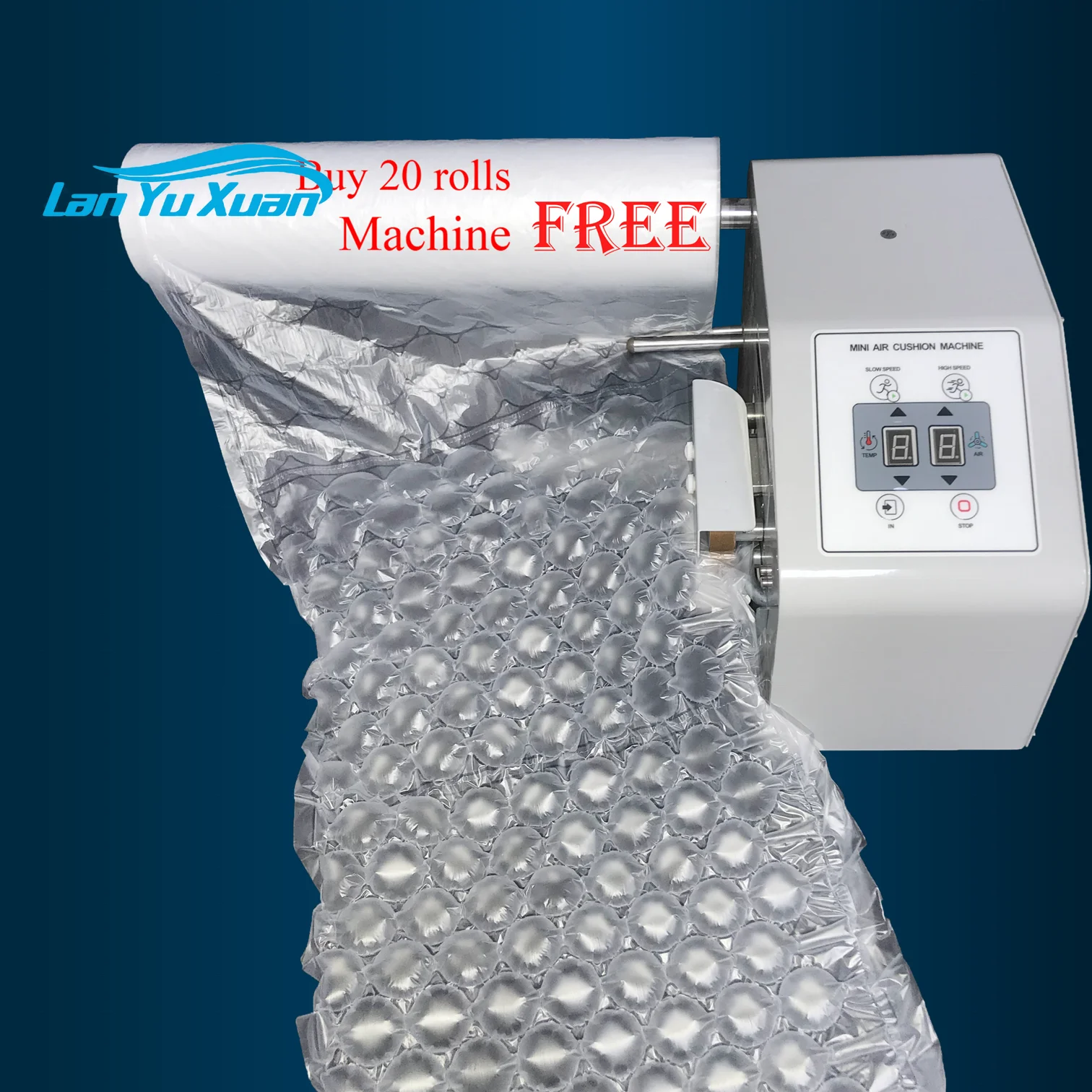 

Desktop Air pillow Film Void Fill Cushion Making Machine For Shipping Express