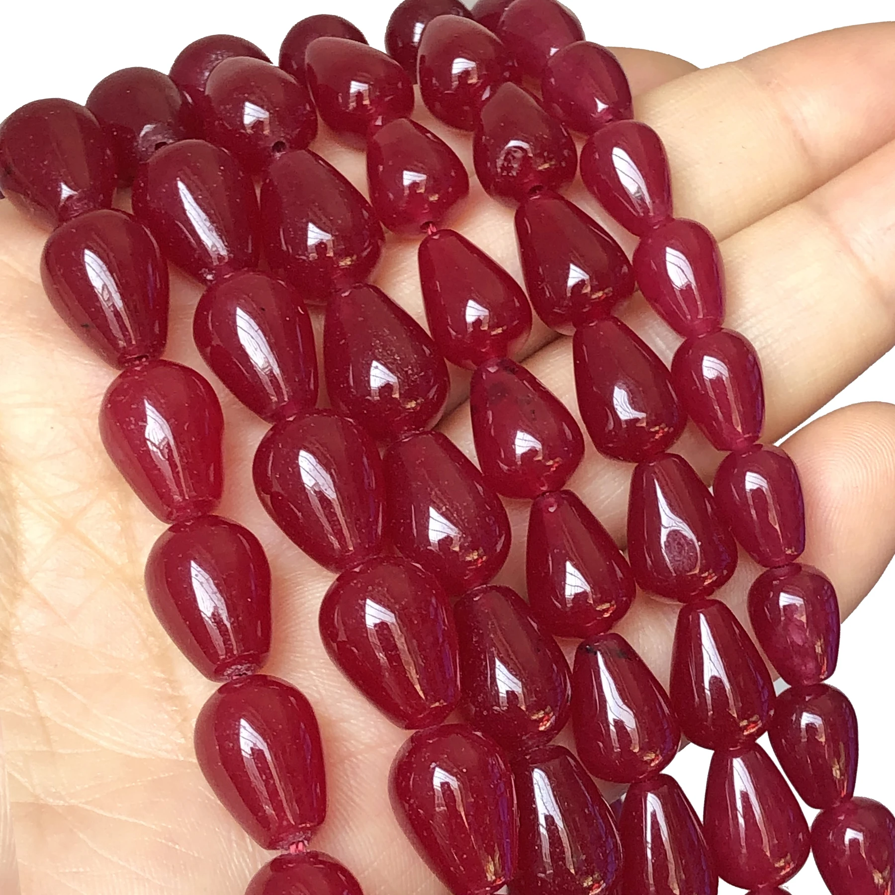 

Бусины из нефрита с натуральным камнем в форме капли воды, бусины из красного халцедона, бусины с россыпью, бусины-разделители, браслет, ожер...