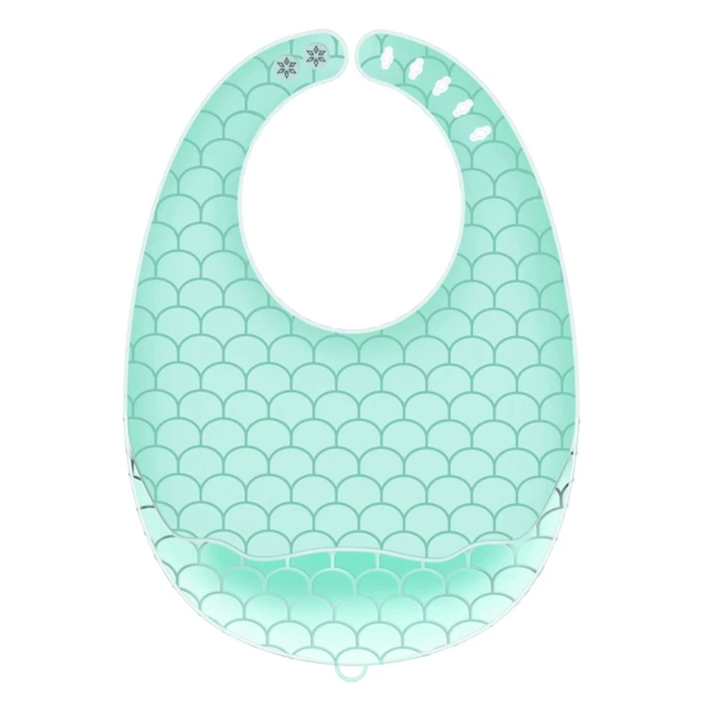 

Silicone Bibs Lightweight Travel Feeding Bib with Food Catcher