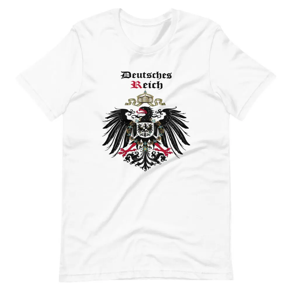 

Deutsches Reich Coat Of Arms German Imperial Eagle Emblem - WW1 Prussian Symbol Summer Cotton O-Neck Short Sleeve Mens T Shirt