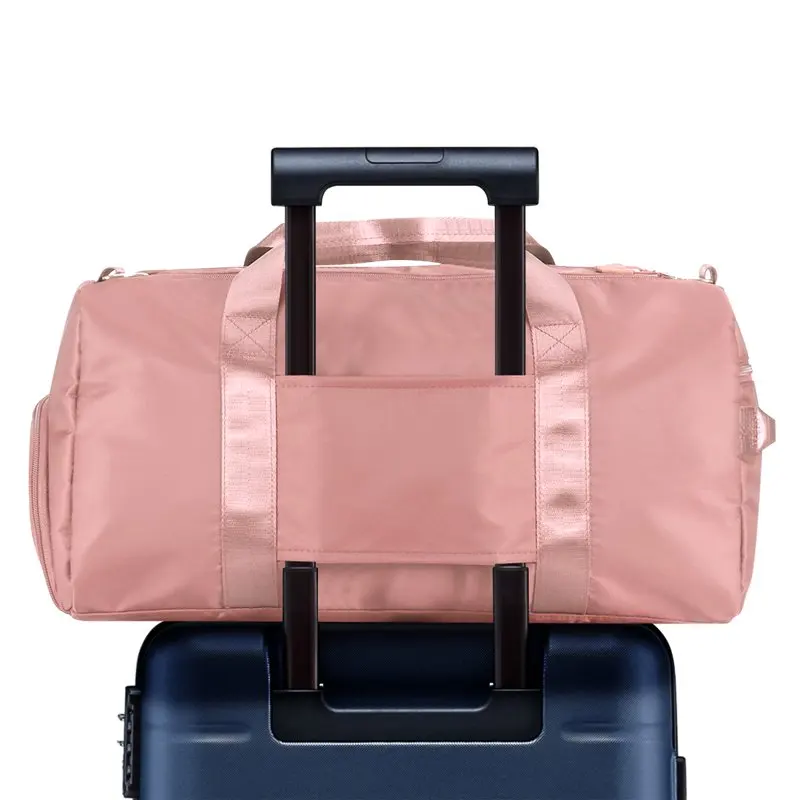 Sports Gym Bag Travel Duffel Bag with Dry Wet Pocket & Shoes Compartment for Women and Men