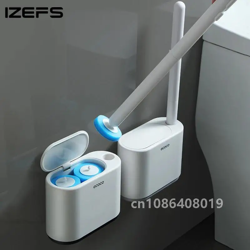 IZEFS одноразовая щетка для унитаза с чистящей жидкостью настенный чистящий