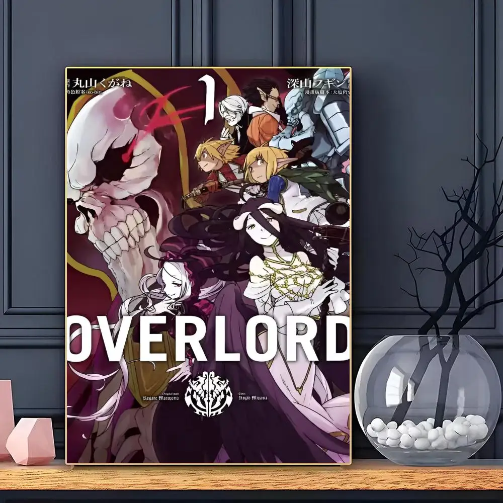 Фото Постер Aniem Overlord HD, самоклеящийся, водонепроницаемый, настенное украшение, идеально подходит для дома, офиса, общежития, спальни, отличный подарок. №5