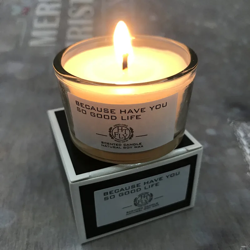 Scented Candles Birthday Gifts 30g Soy Wax Natural plant essential oil Home Decor Yoga Hotel Restaurant Wedding decoration |