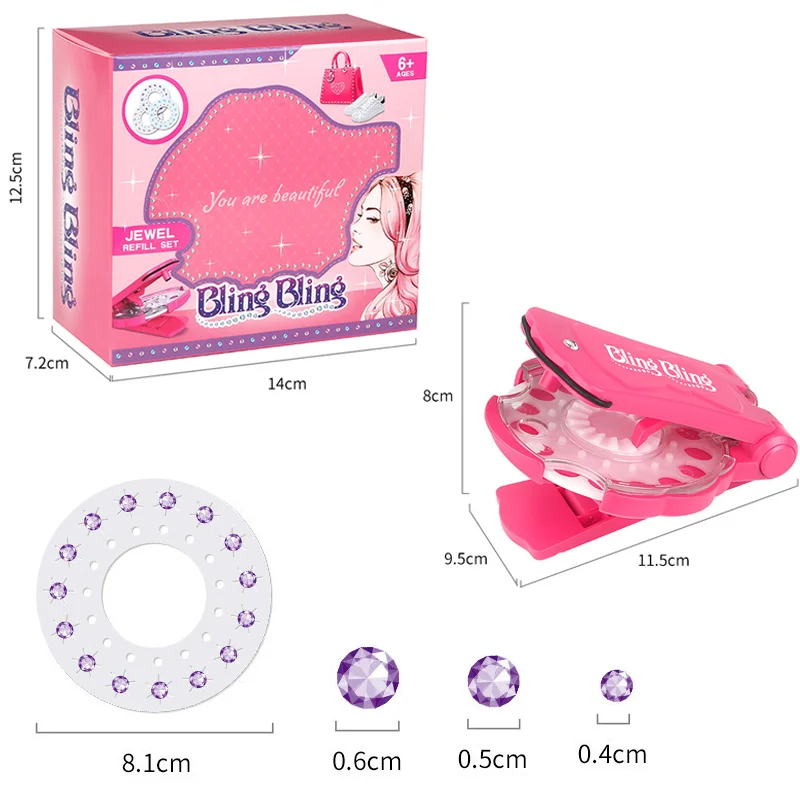 Аксессуары для волос девочек детские принцессы наборы макияжа искусство