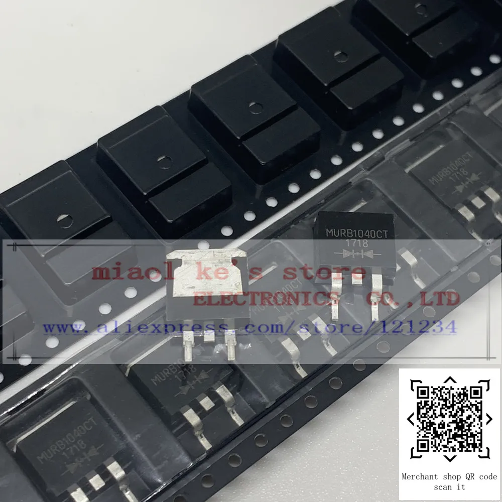 

[10 шт.] 100% Новый оригинал: MURB1040CT - 10A 400V MOS быстрое восстановление/ультрабыстрый диод восстановления