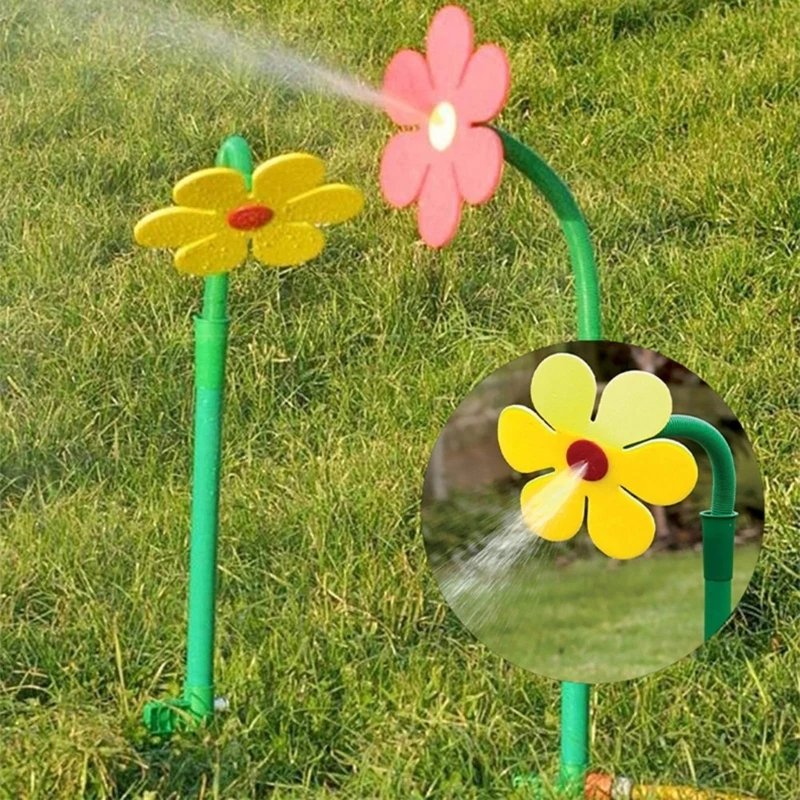 

Garden Flower Dancing Yard Lawn Sprinkler Spinning Flower Sprinkler Flower Rotating Sprinkler Rocking Sprinkler for Yard