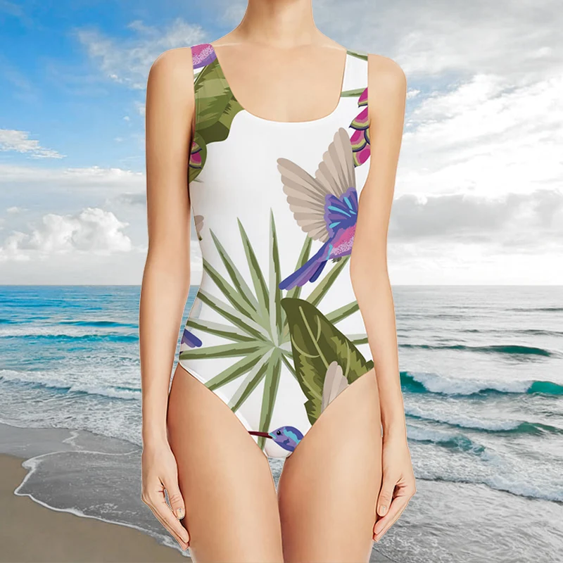 

Женские комплекты бикини большого размера, цельные купальники с открытой спиной, пляжная одежда для купания, женский купальник, монокини, б...