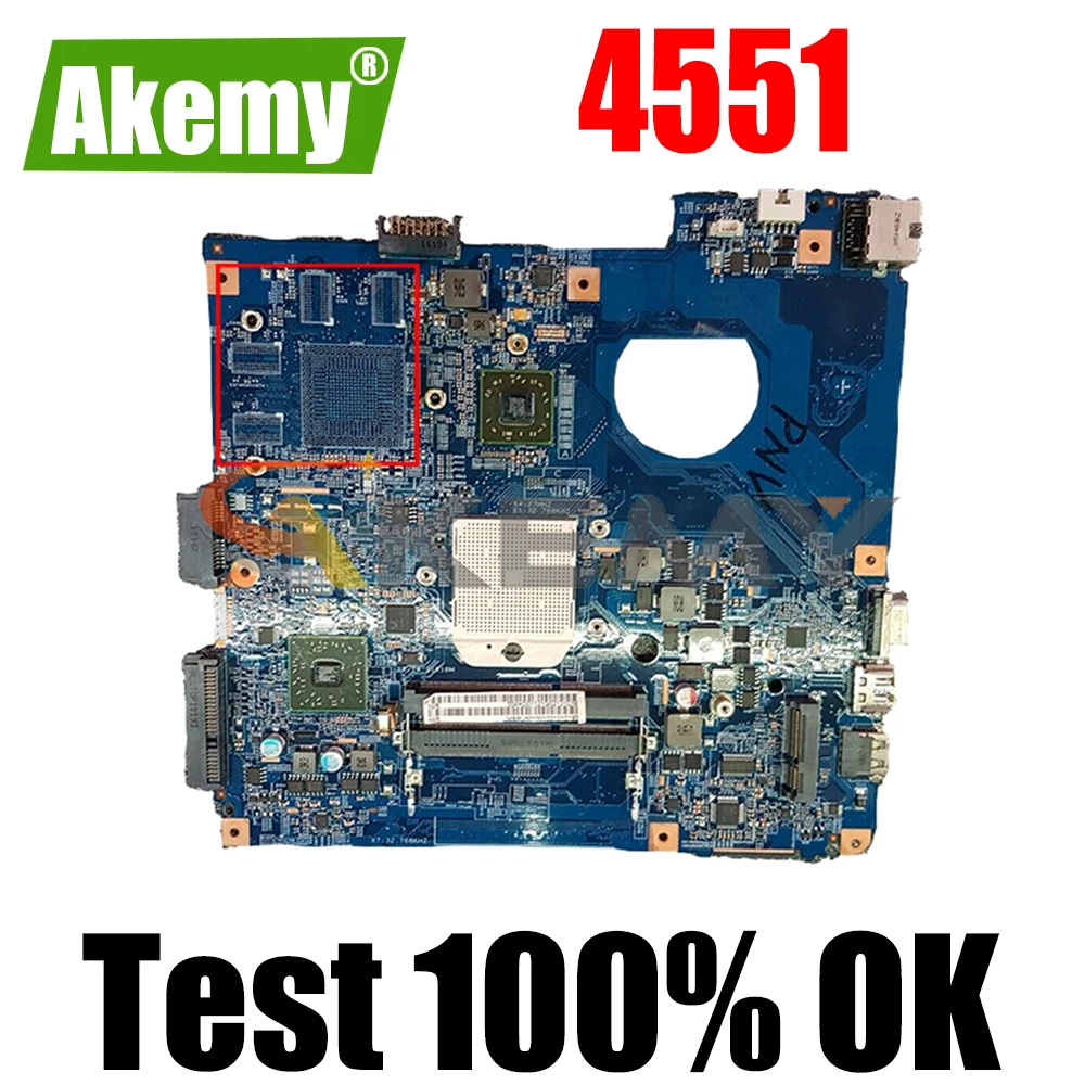 

AKEMY MBN9F01001 MB.N9F01.001 Main board For acer Asipre 4551 D640 48.4HD01.031 laptop motherboard