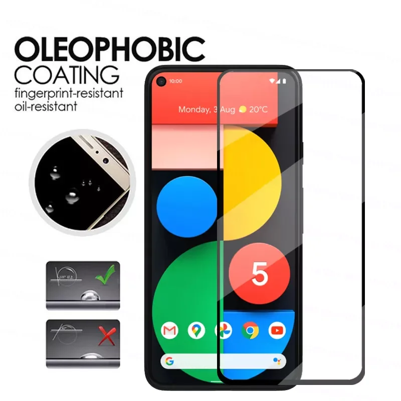 Screen Protector For Google Pixel 5A Glass For Google Pixel 5A Tempered Glass Protective Phone Film For Google Pixel 5A 5 4A 5G