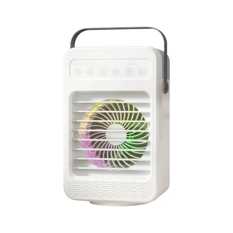 

R2LB Mini Portable Air Conditioner 4 In 1 Air Humidifier Air Purifier 4 Speeds Cooler