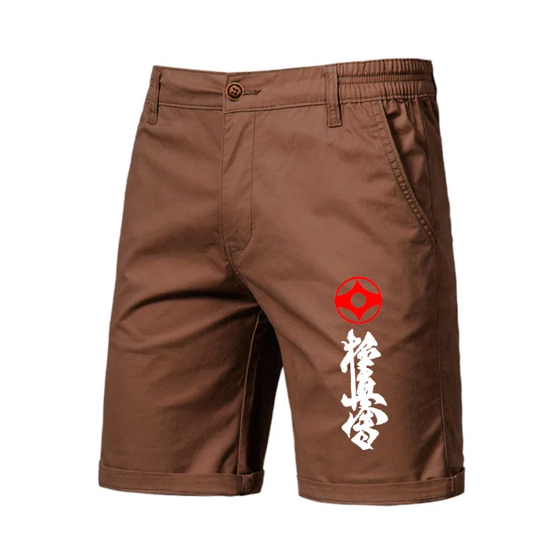 2024 летние хлопковые шорты большого размера деловые повседневные мужские