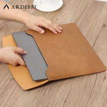 Computer Sleeve Case for ( MacBook Mac Book iPad ) Air M1 M2 13 14 15 6 16 Pro 12 9 11 Inch Cover Bag Pouch Briefcase Leather