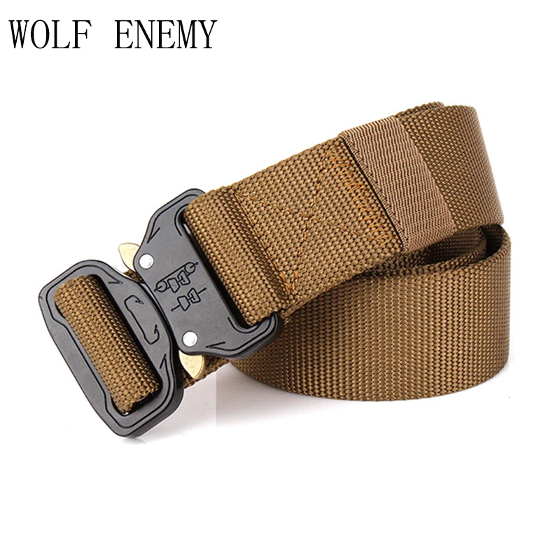 

New Nylon Belt Men Army Tactical Belt Molle Military SWAT Combat Belts Knock Off Emergency Survival Waist Tactical Gear Dropship