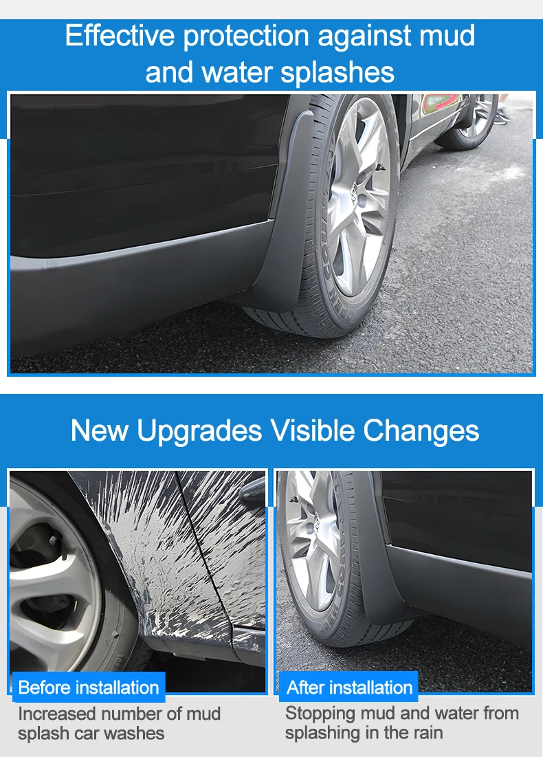 Для Ji Yue 01 Robo-01 Аксессуары 2024 2025 2026 Автомобильные брызговики Задние матовые черные