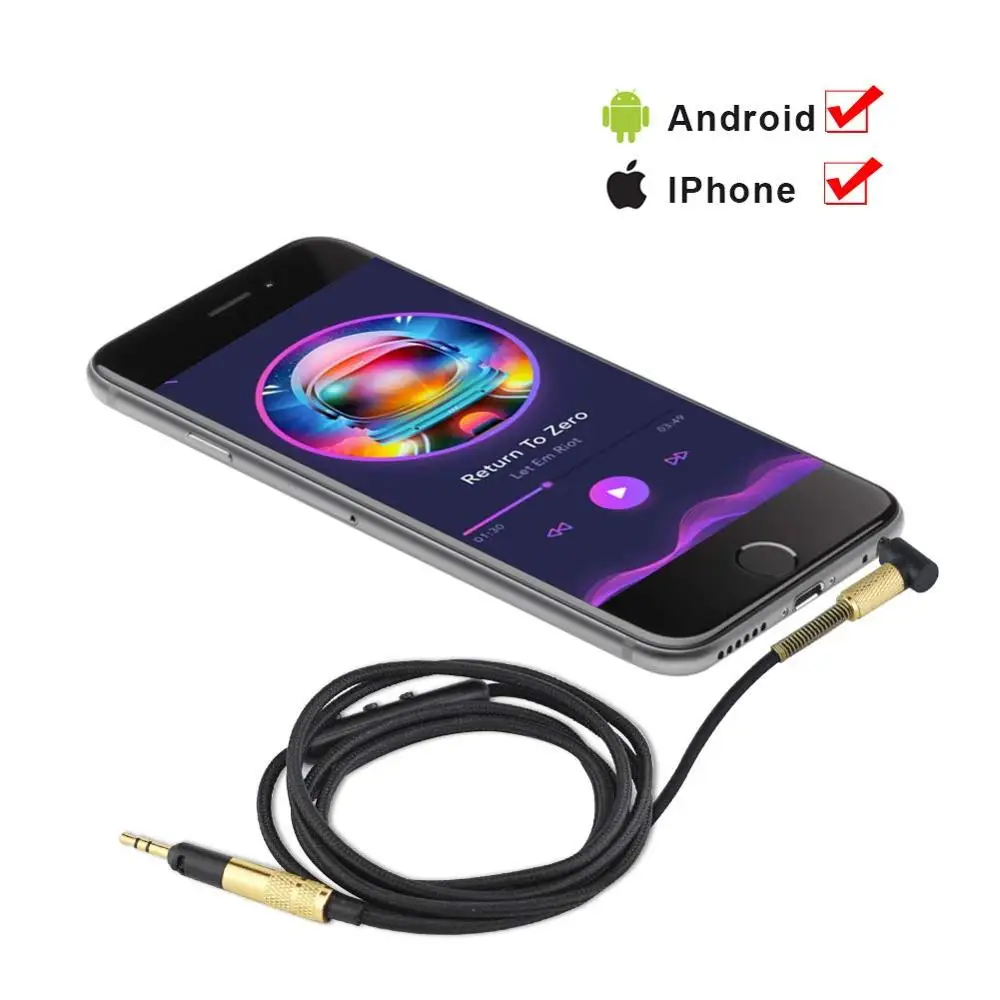 Запасной стерео аудио кабель OFC удлинитель музыкальный шнур провод для Yamaha PAC HPH-MT5