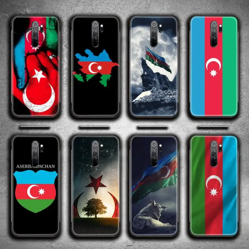 Флаг Азербайджана Buta для Redmi 9A 9 8A Note 11 10 8 8T Pro Max K20 K30 K40 | Мобильные телефоны и
