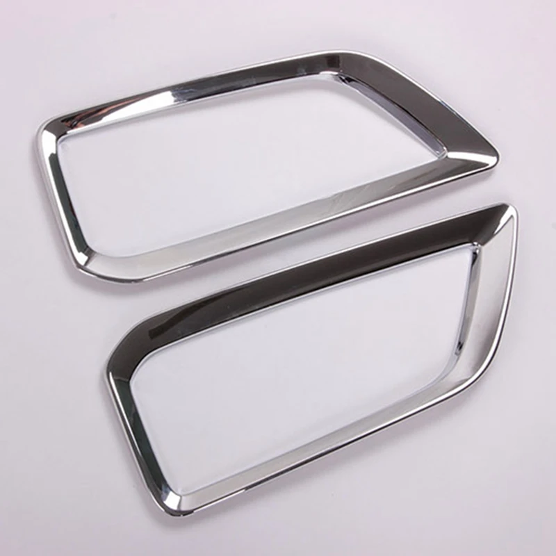 Автомобильная Хромированная передняя противотуманная фара ABS для Hyundai Encino Kona 2018