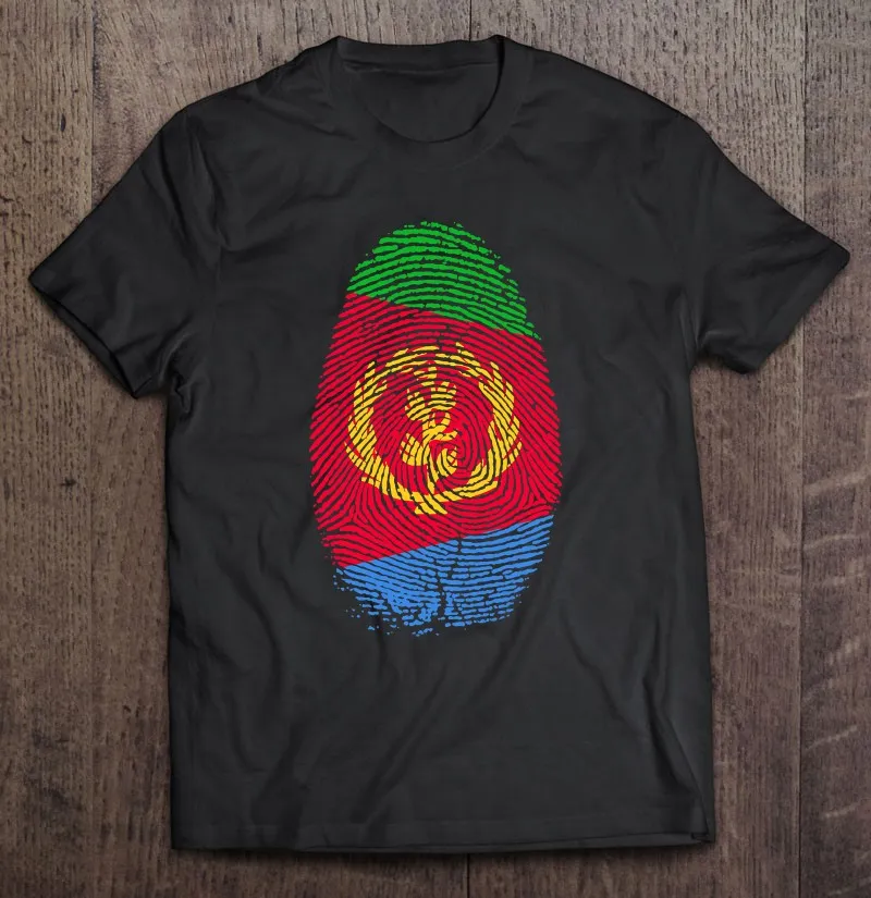 

Футболка мужская с принтом Эритреи, простая аниме футболка с надписью «It Is My Dna», черная, большой размер