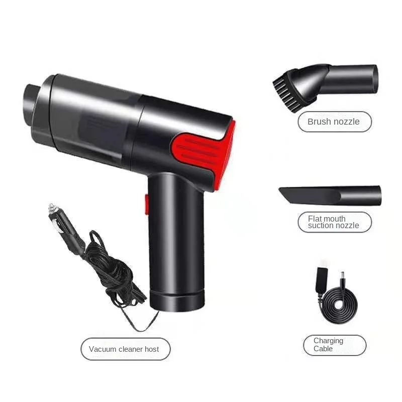Ручной беспроводной автомобильный пылесос портативный мощный циклонный