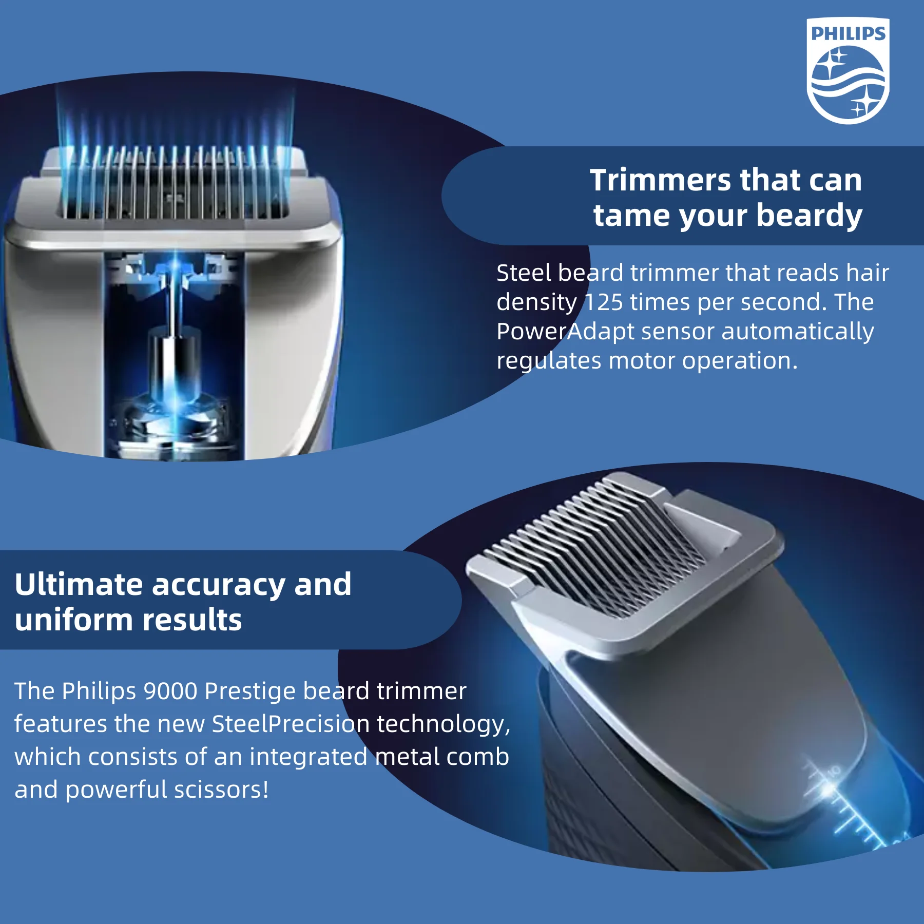 Электрический триммер и бритва Philips Norelco BT9810