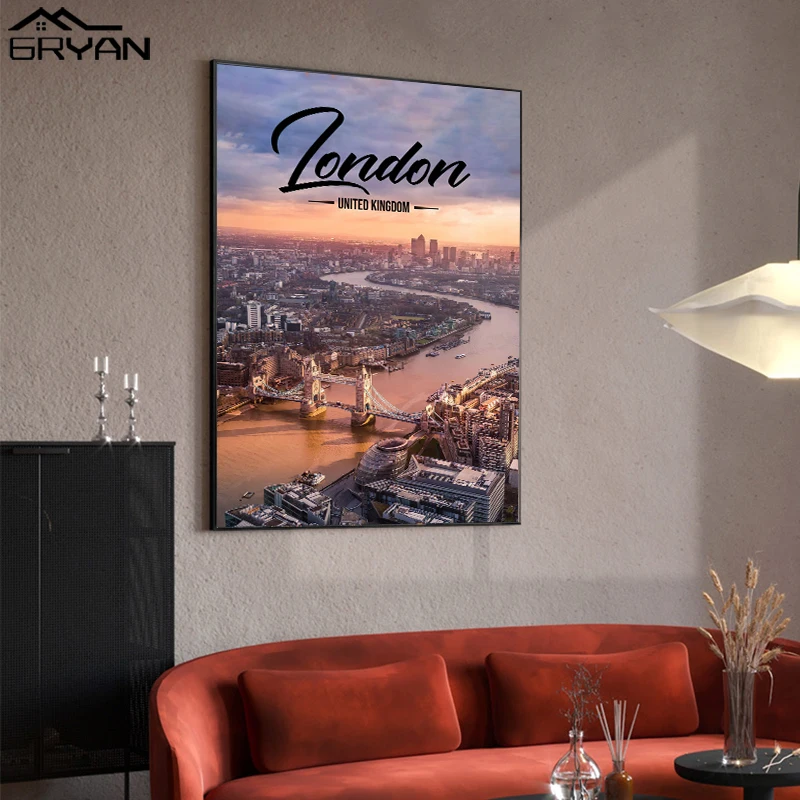 Постер на холсте с изображением Европейского города Парижа хамбери Москвы