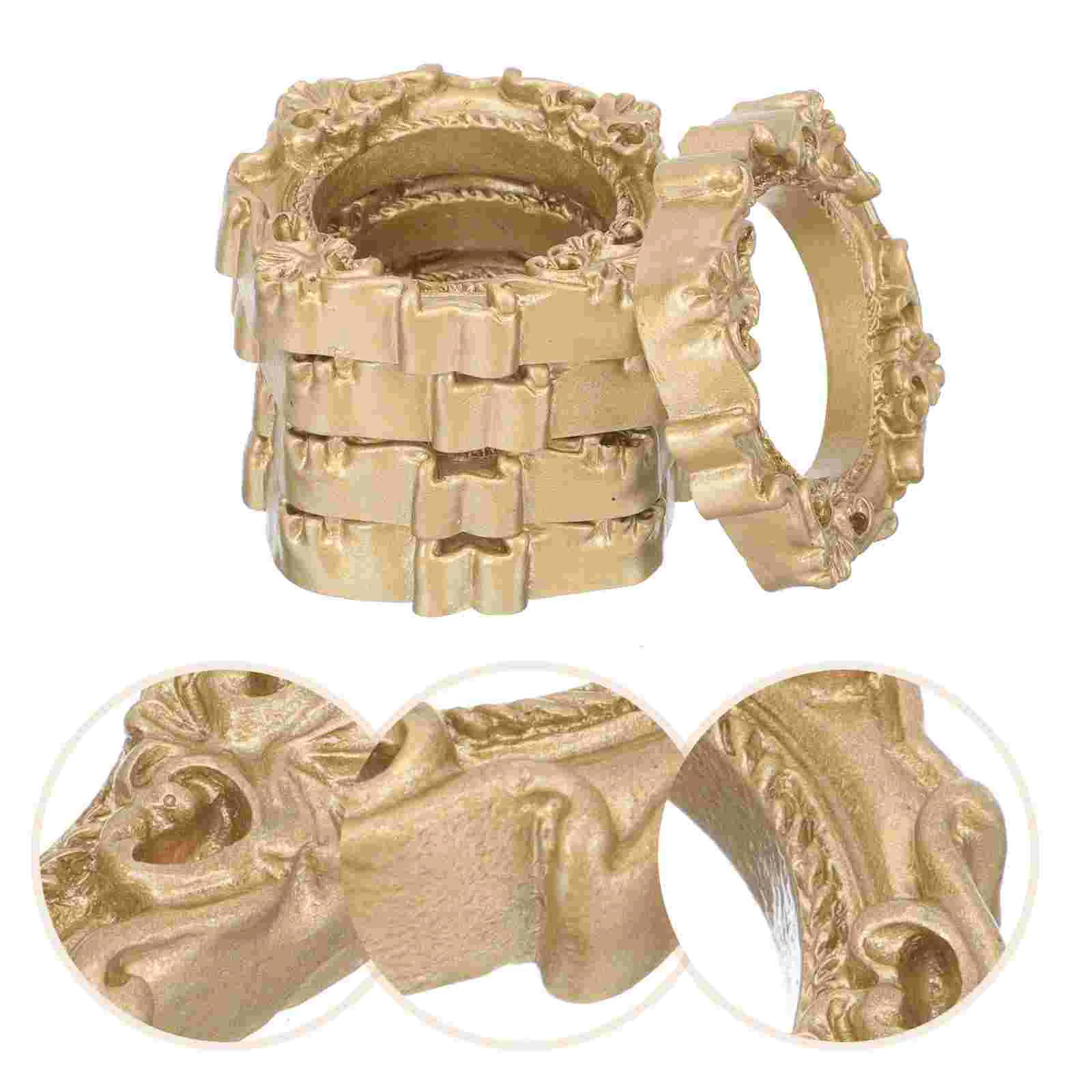 

Frame Picture Photo Frames Mini Miniature Resin Vintage Ornament Diy Baby Gold Wall Props Accessories Keepsake Shower Wedding