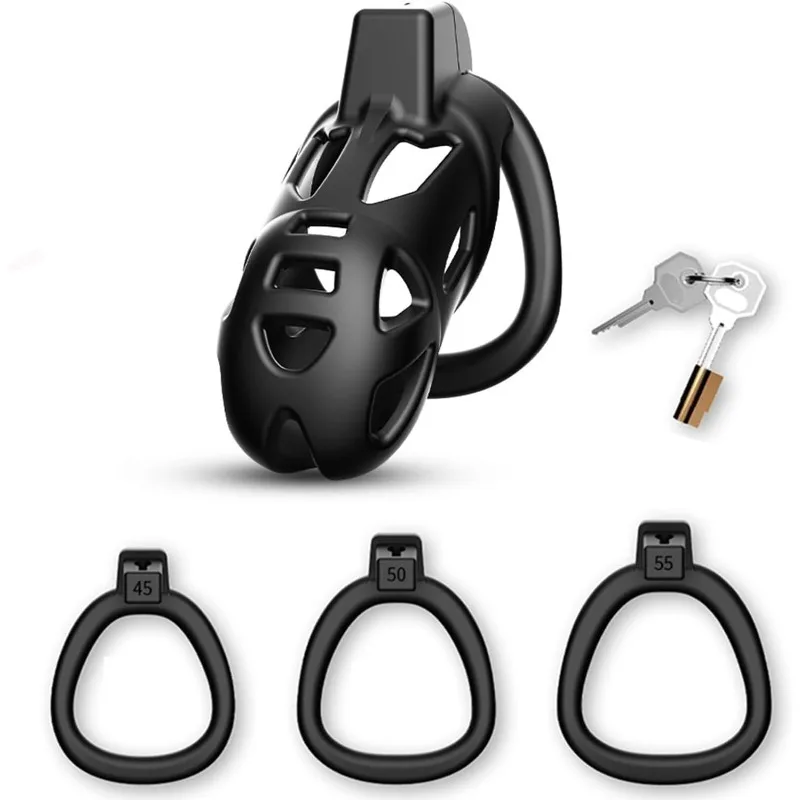 Мужская Клетка Для Лояльности Полового Члена С Замком-4 Разных Размеров