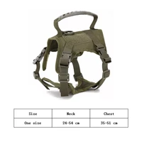 2022jmt military tactical cat dog harness vest collar nylon 600d molle breathable adjustable chest strap training walking safety