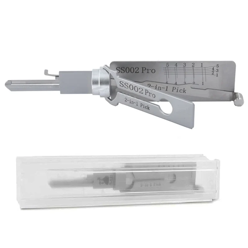 Фото r Lishi 2 в 1 SS001 SS002 SS002R R52 KW1 KW5 SC1 SC4 SC20 M1/MS2 AM5 R52L слесарные инструменты для домашних дверей гражданские замки №3