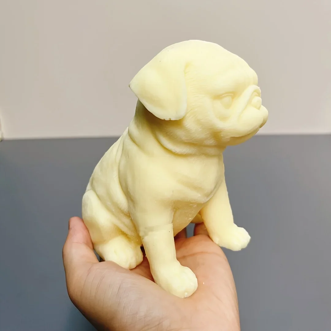 3D большая силиконовая форма в виде мишки для бульдога бетона песка собаки смолы