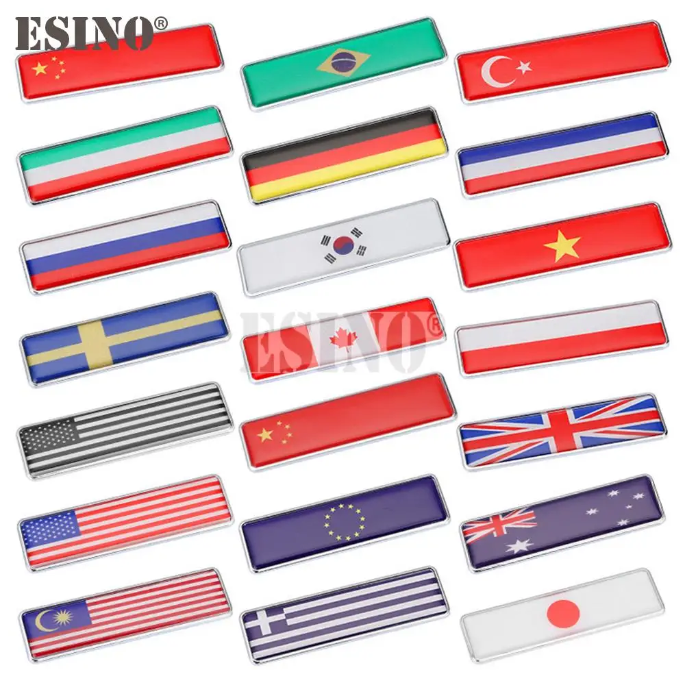 

Стайлинг автомобиля Летающий Национальный флаг металлический цинковый сплав с кристаллом эпоксидная 3D клейкая эмблема значок наклейка ав...