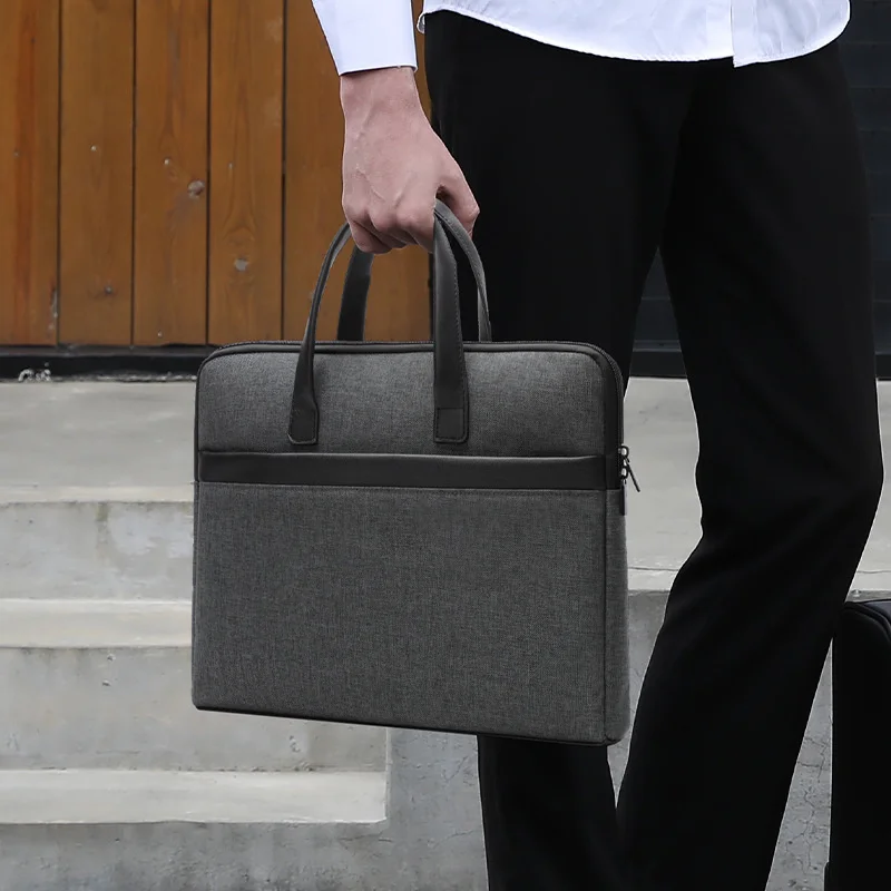 

New Handbag 14 Inch Computer Bag Business Travel Waterproof Briefcase Printing Enterprise