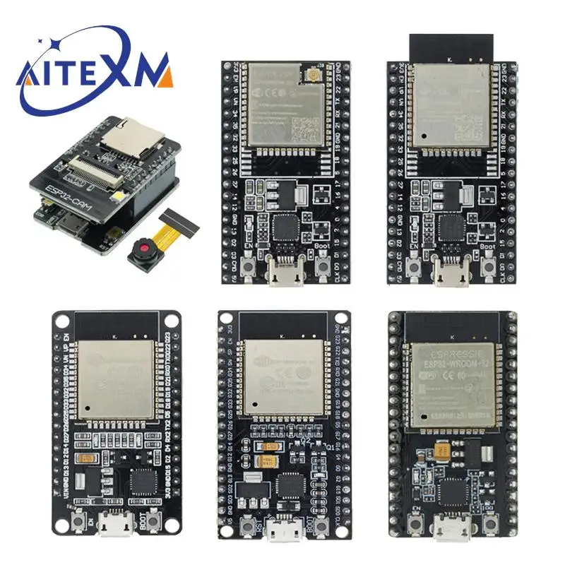 

ESP32 Development Board WiFi+Bluetooth Ultra-Low Power Consumption Dual Core ESP-32 ESP-32S ESP32-CAM ESP-WROOM-32 CH9102X