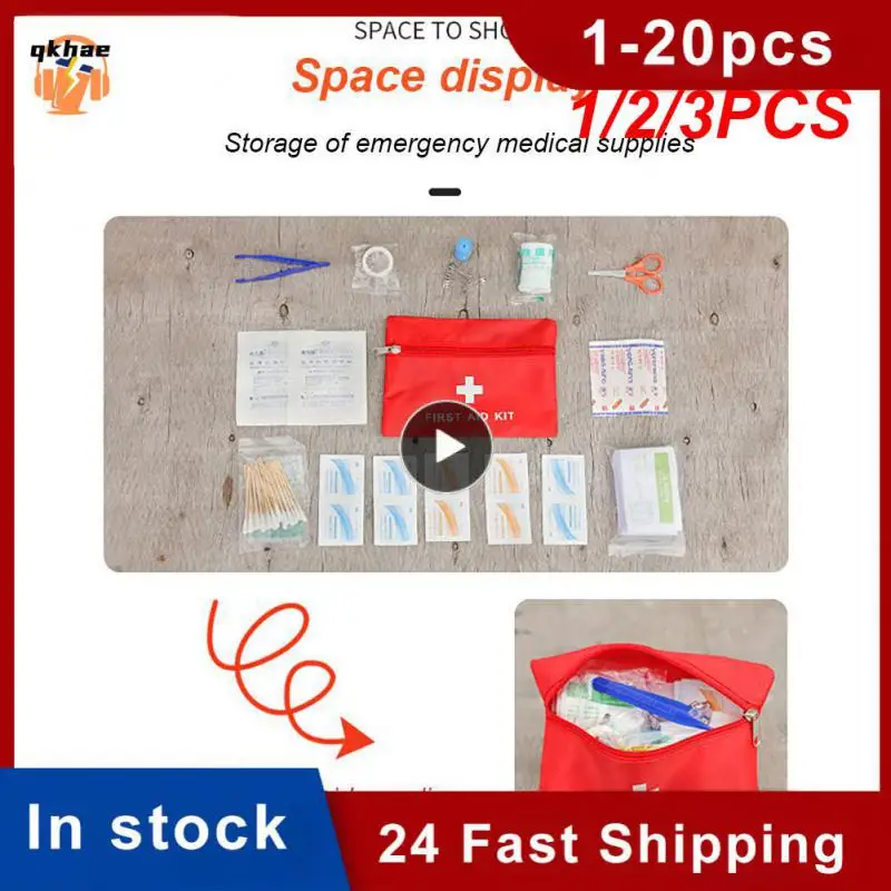 

1/2/3PCS Items/Set Person Portable Outdoor Waterproof First Aid Kit For Family Or Travel Emergency Treatment
