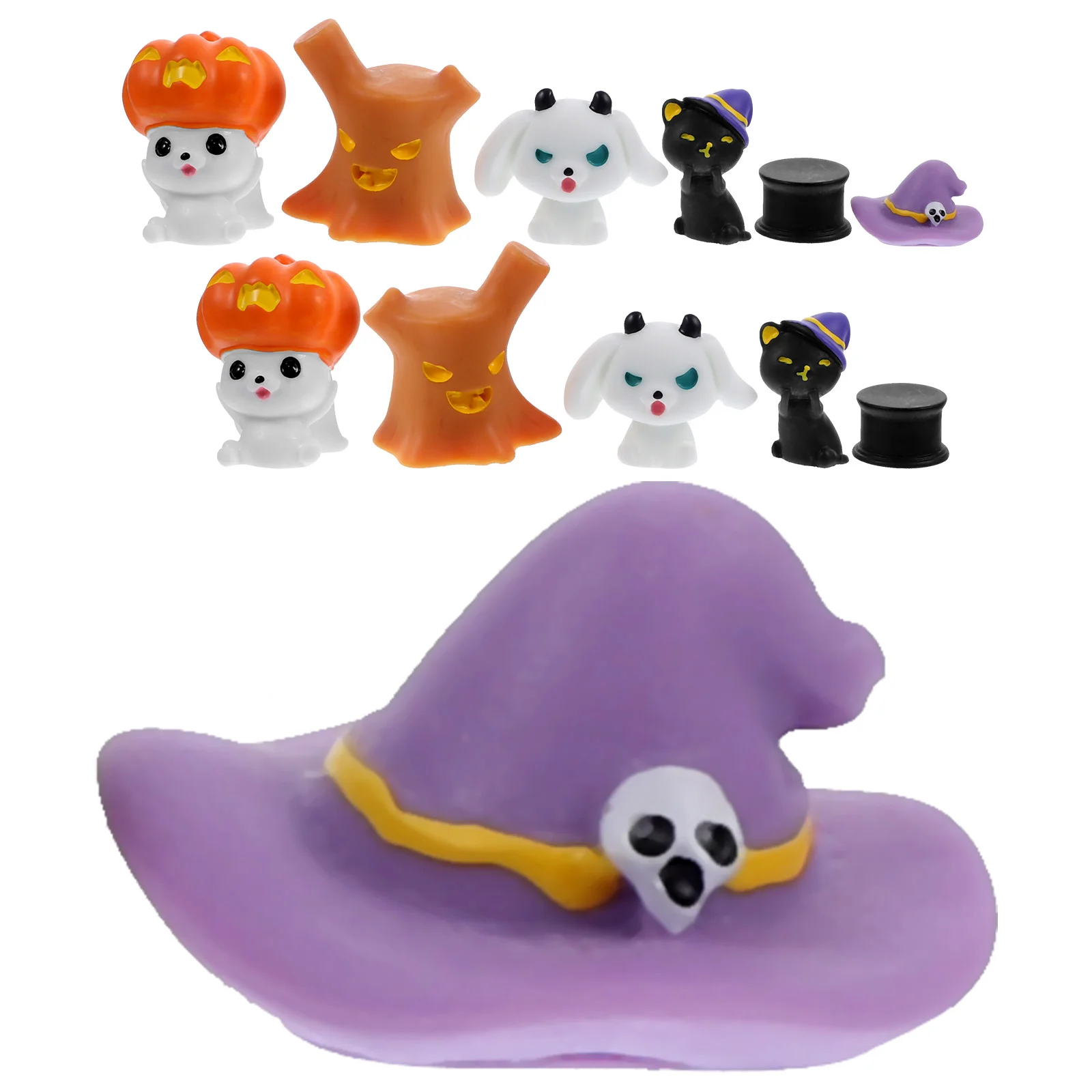 

Miniature Crafts Halloween Miniatures Accessories Figurines Charms Ornaments Bulk