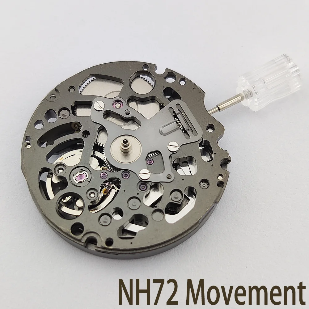 Механизм Nh72A автоматический механический механизм со скелетом Nh72 для часов 24
