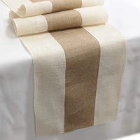 color matching table runner new yellow linen linen table runner wedding party decoration american tablecloth