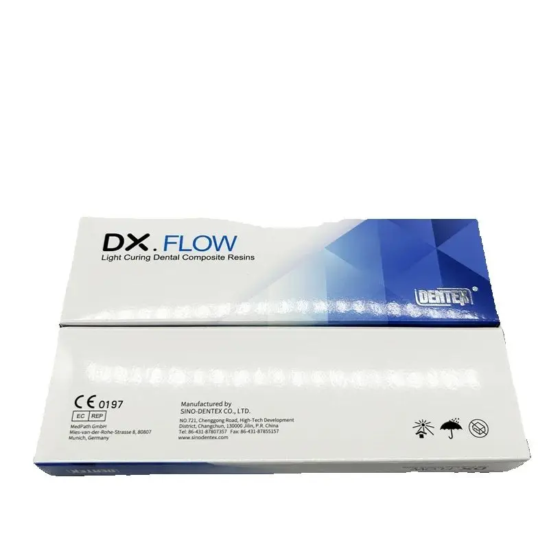 Лидер продаж материалы для восстановления зубов 3 г/шприц Dentex Light Cure Flow