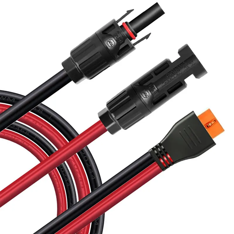 Фото Солнечная панель 3 м/1,5 м 12AWG к зарядному кабелю XT60i-F для солнечных электростанций ALLPOWERS Ecoflow River/Delta Anker SOLIX Bluetti. №1