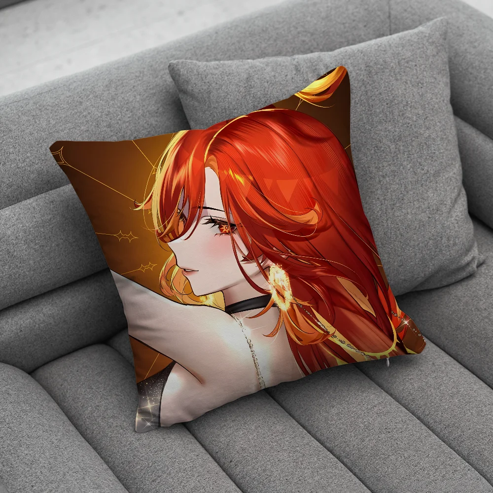 Наволочка G-Genshin Impact Mavuika, мягкие наволочки для декора дивана в фермерском доме, украшения для дома и защита
